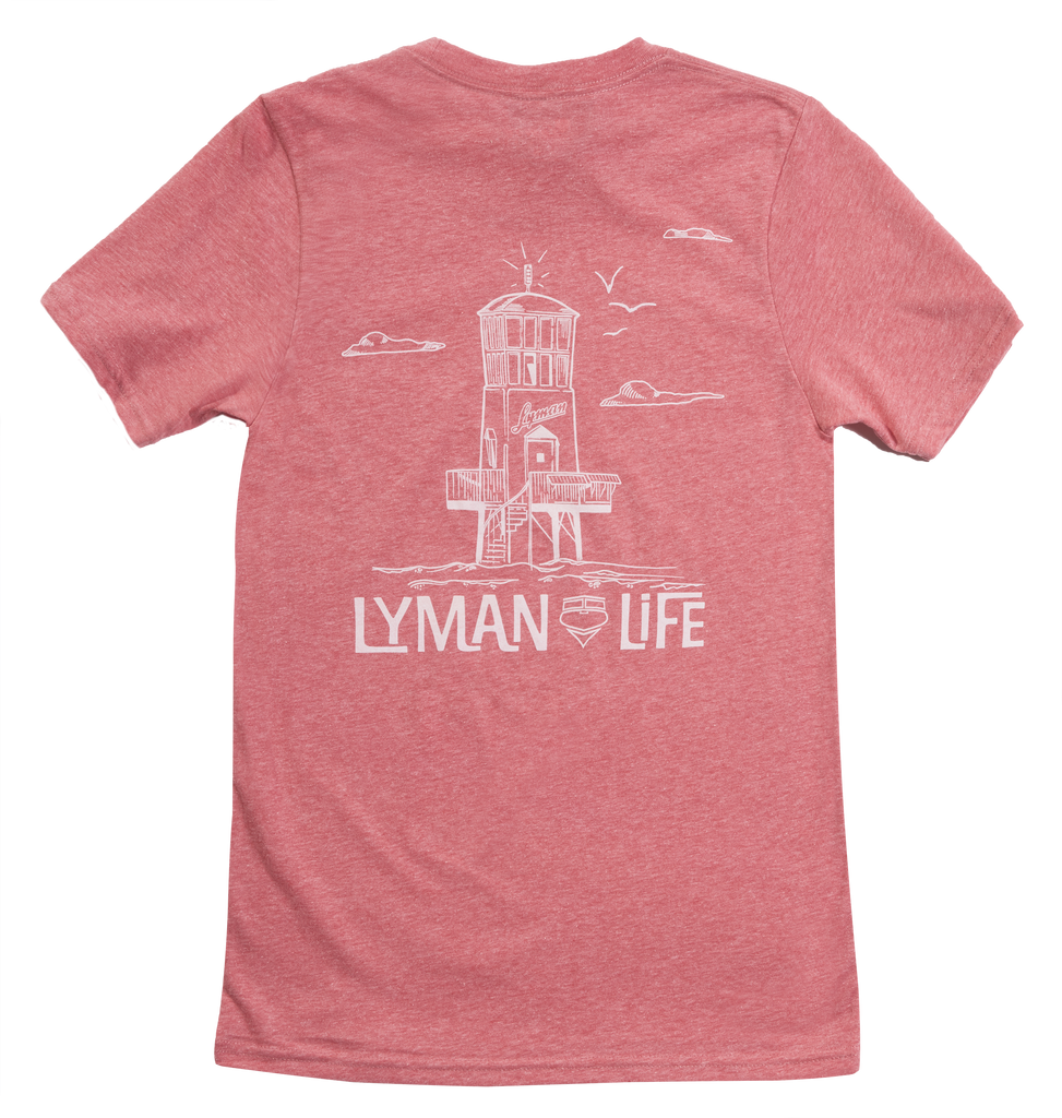 Iconic Lyman Lighthouse Short-Sleeve Tee